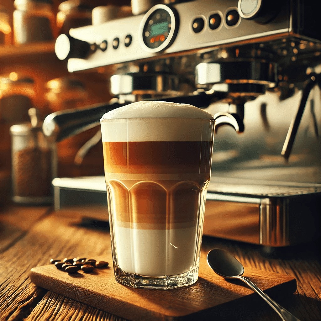Comment préparer un latte macchiato avec une machine à café à grains ?