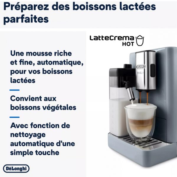 Expresso Broyeur DeLonghi Rivelia Latte FEB4455.G – Image 3