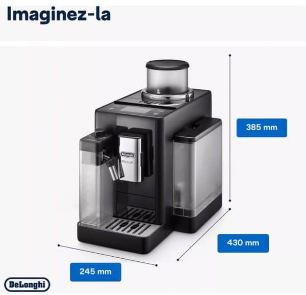Expresso Broyeur DeLonghi Rivelia Latte FEB4455.B – Image 2