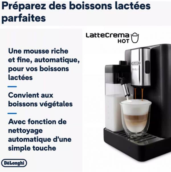 Expresso Broyeur DeLonghi Rivelia Latte FEB4455.B – Image 3