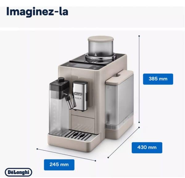 Expresso Broyeur DeLonghi Rivelia Latte FEB4455.BG – Image 2