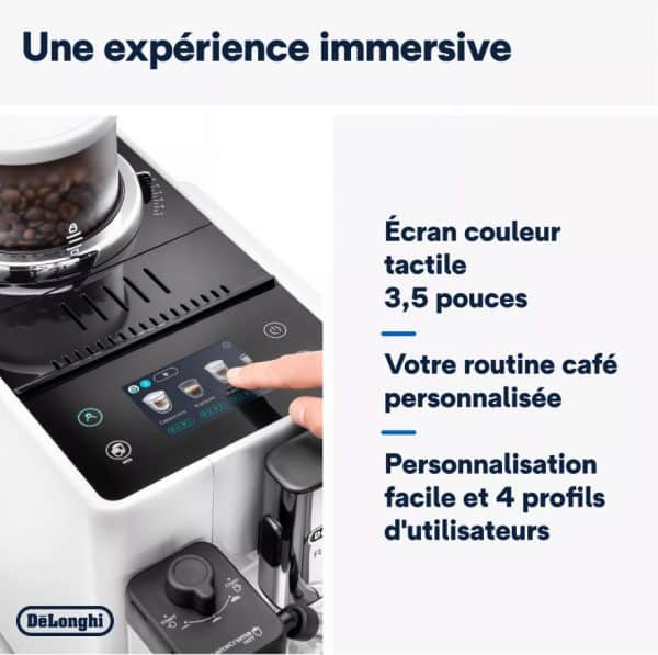 Expresso Broyeur DeLonghi Rivelia Latte FEB4455.W – Image 4